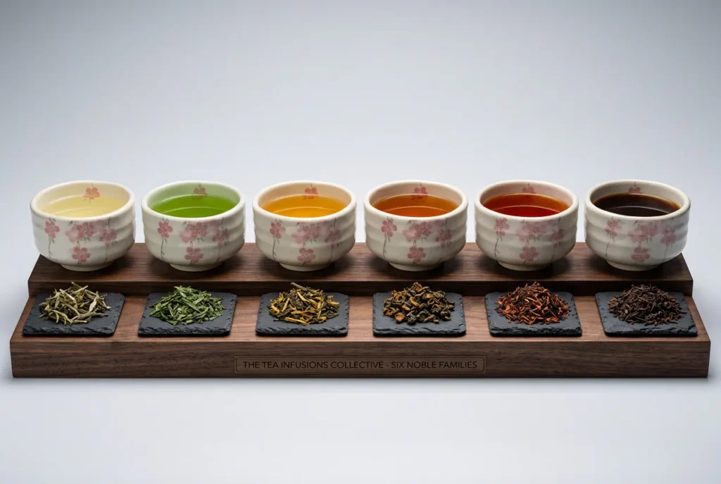 Tipos y variedades de té
