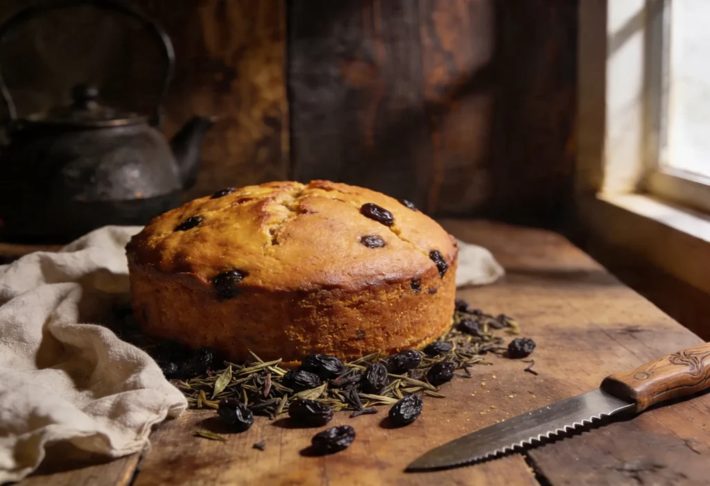 plum cake de pasas al te